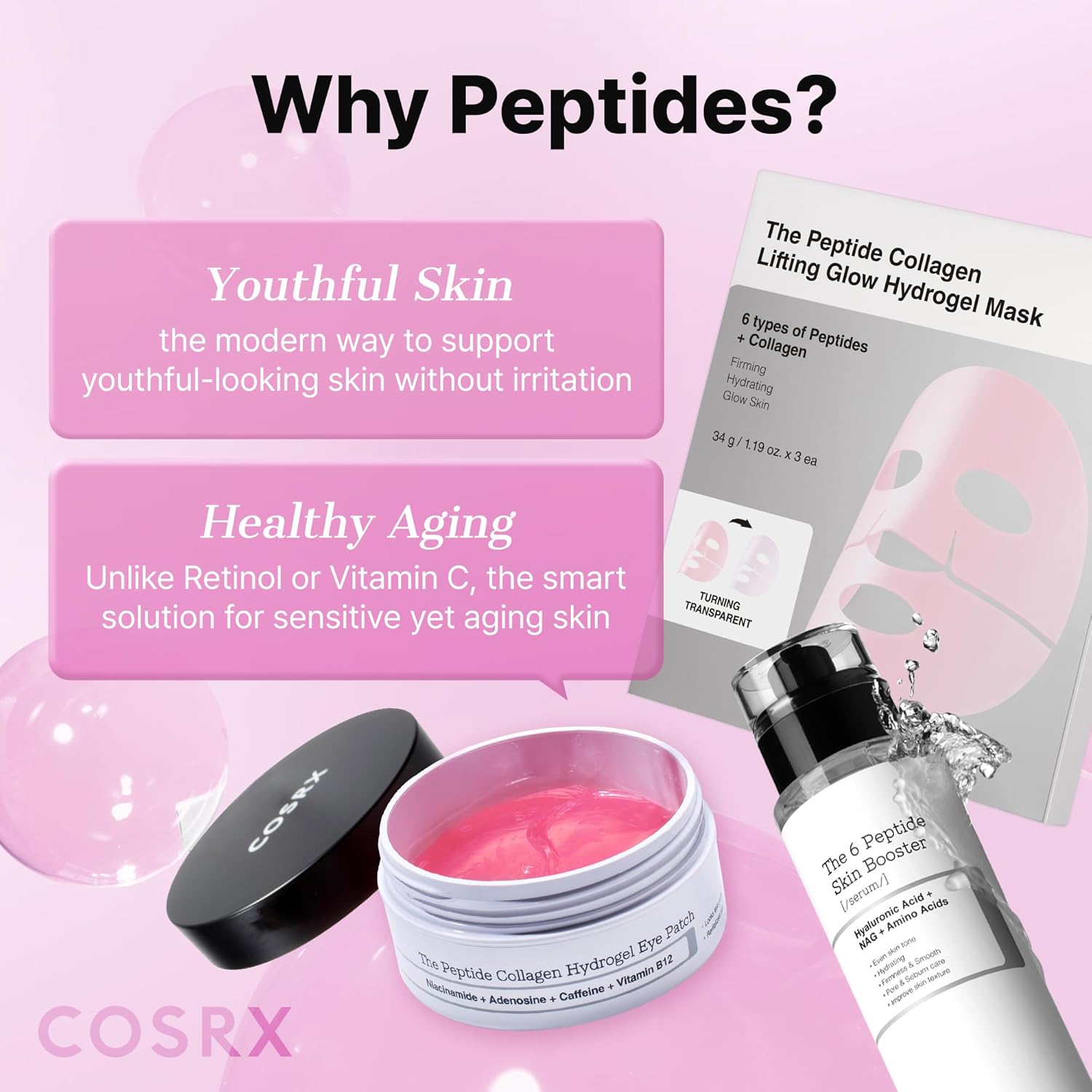 COSRX 6X Peptide Collagen Skin Booster Toner Serum for Dull Skin, 5.07 oz | Preps Skin with Copper Peptides, GHK-Cu for Uneven Skin Texture, Skin Renewal Boosting Facial Essence, Korean Skin Care - Image 7