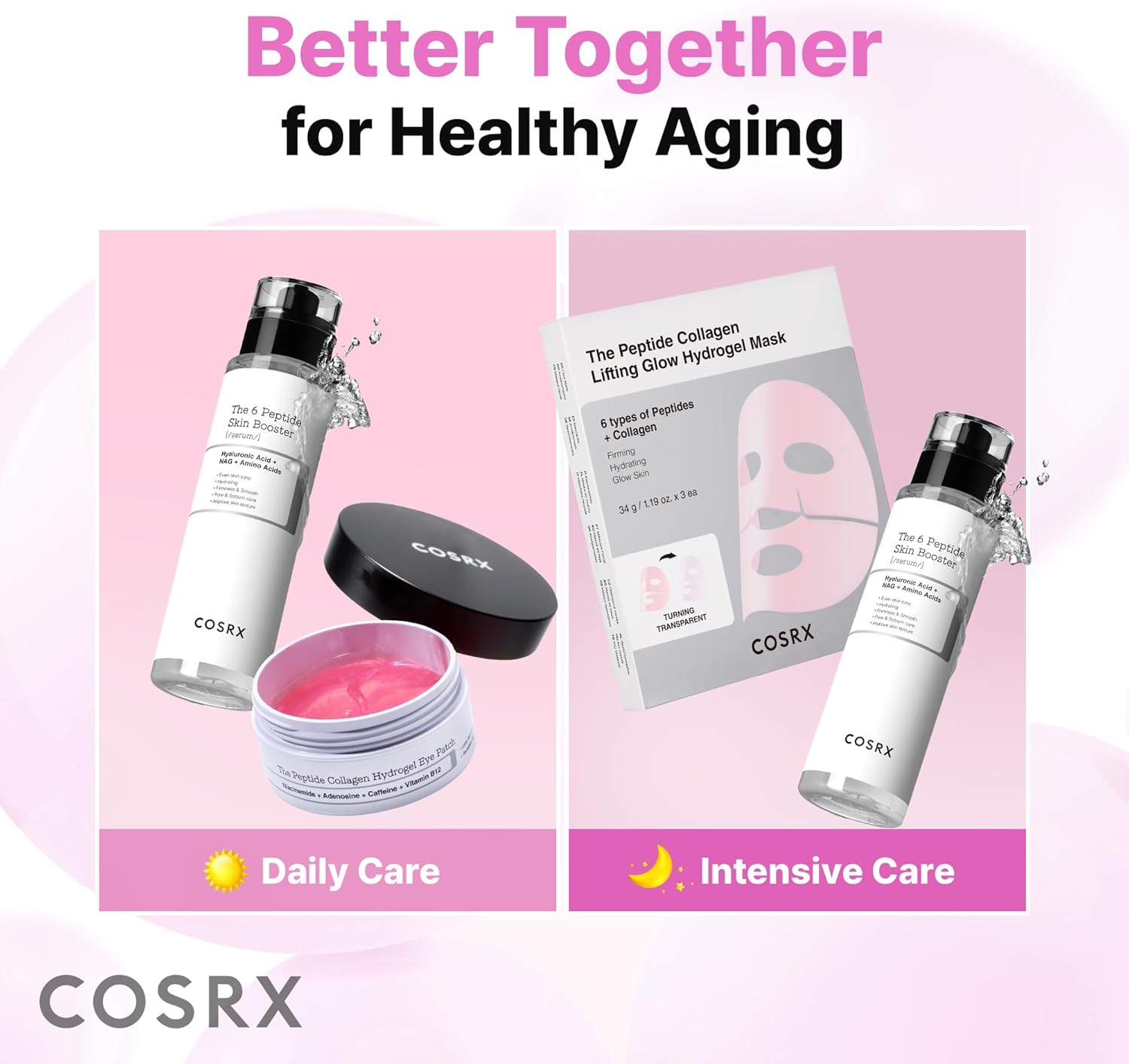 COSRX 6X Peptide Collagen Skin Booster Toner Serum for Dull Skin, 5.07 oz | Preps Skin with Copper Peptides, GHK-Cu for Uneven Skin Texture, Skin Renewal Boosting Facial Essence, Korean Skin Care - Image 8